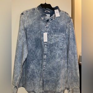 American Eagle Denim Button Down